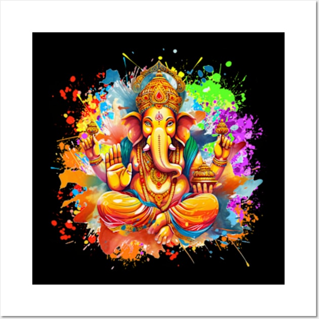 Holi Color Festival, Hindu Holi Festival, Hindu Festival Of Colors, Holi Indian Color Spring Wall Art by CrosbyD